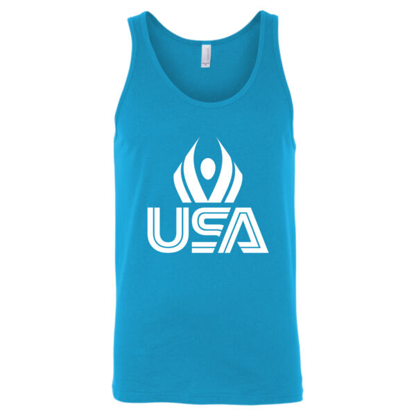 USA Wings - Unisex Heather CVC Tank Thumbnail