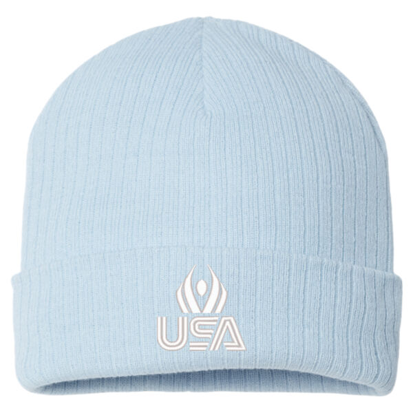  USA Wings - Sustainable Rib Cuffed Beanie Thumbnail