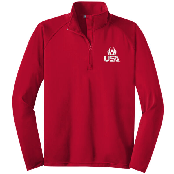  USA Wings - Tall Sport Wick ® Stretch 1/4 Zip Pullover Thumbnail