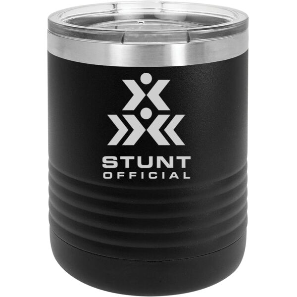 Stunt Official - Premium Ringneck 10oz Tumbler with Clear Lid Thumbnail