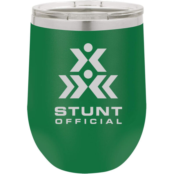 Stunt Official - Premium12 oz. Insulated Stemless Wine Tumbler Thumbnail