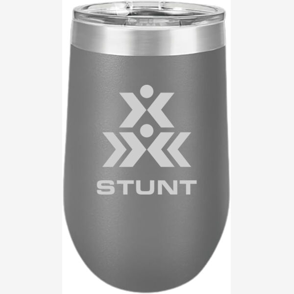  Stunt - Premium 16oz Stemless Tumbler Thumbnail