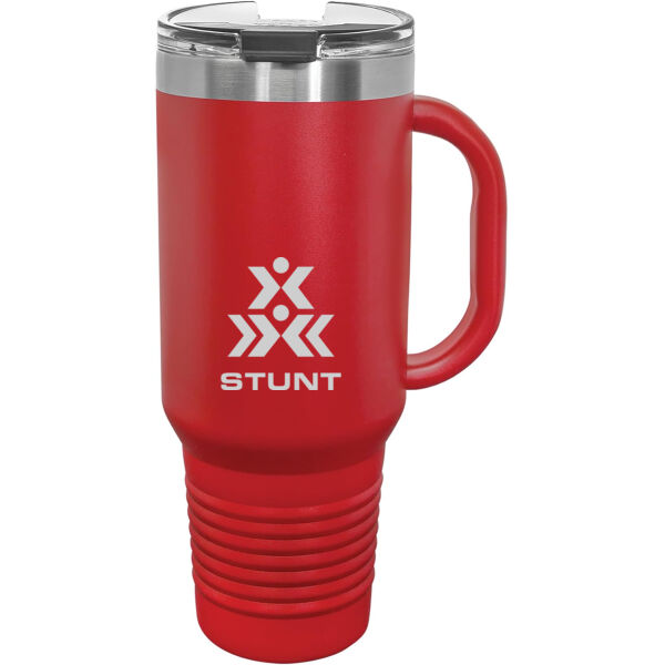 Stunt - Premium 32 oz. Travel Mug with Snap Lid & Straw Thumbnail