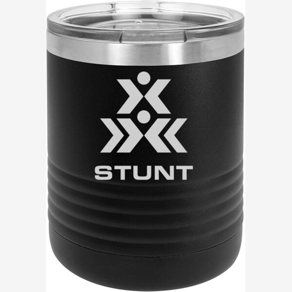 STUNT - Premium Ringneck 10oz Tumbler with Clear Lid Thumbnail