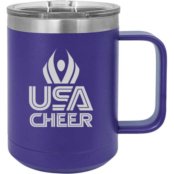 USA Cheer - Premium 15oz Travel Mug Thumbnail
