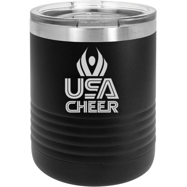 USA Cheer - Premium Ringneck 10oz Tumbler with Clear Lid Thumbnail