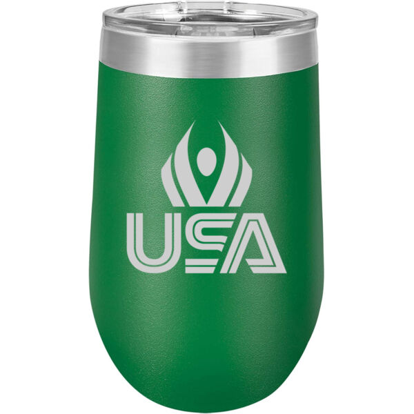 USA Wings - Premium 16oz Stemless Tumbler Thumbnail