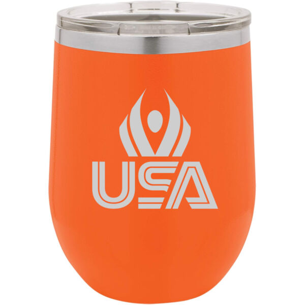 USA Wings - Premium12 oz. Insulated Stemless Wine Tumbler Thumbnail