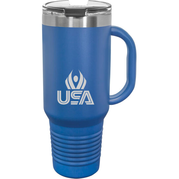USA Wings - Premium 32 oz. Travel Mug with Snap Lid & Straw Thumbnail