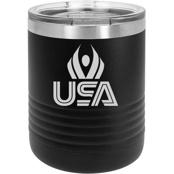 USA Wings - Premium Ringneck 10oz Tumbler with Clear Lid Thumbnail