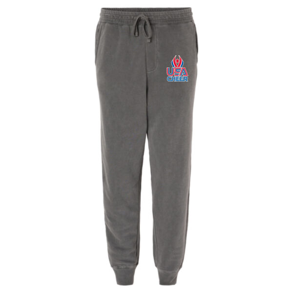 USA Cheer - Unisex Pigment-Dyed Fleece Sweatpants Thumbnail