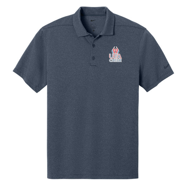 USA Cheer - Dri FIT Smooth Heather Polo Thumbnail