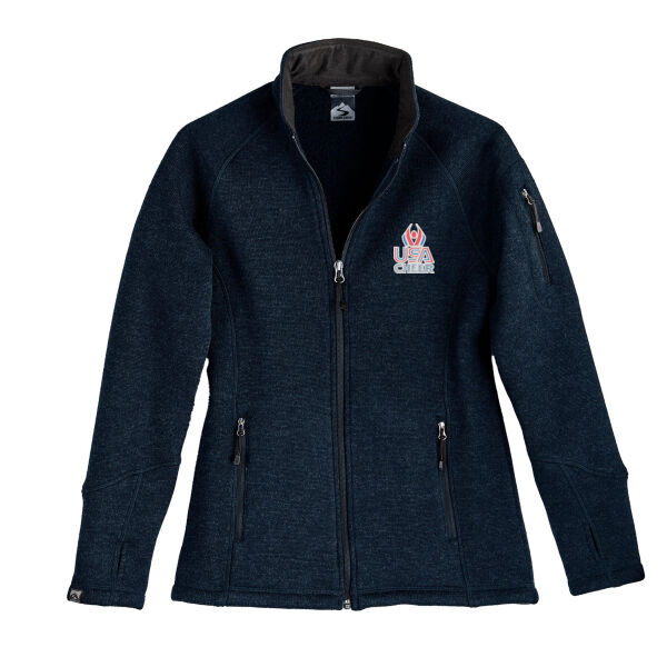 USA Cheer - Women's Overachiever Sweaterfleece Jacket Thumbnail