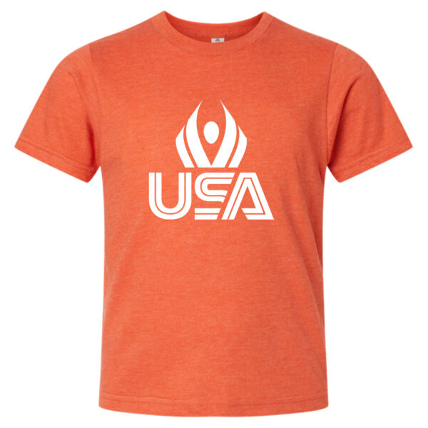 USA Wings - Youth Fine Jersey T-Shirt Thumbnail
