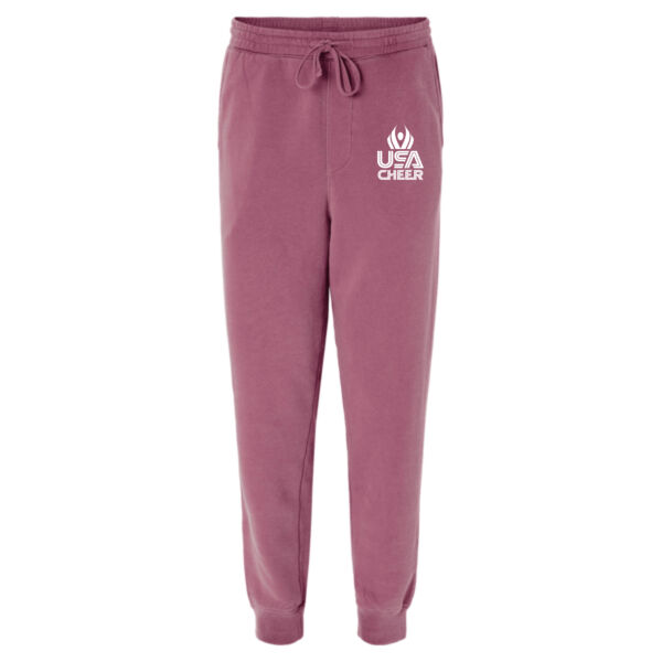 USA Cheer - Unisex Pigment-Dyed Fleece Sweatpants Thumbnail