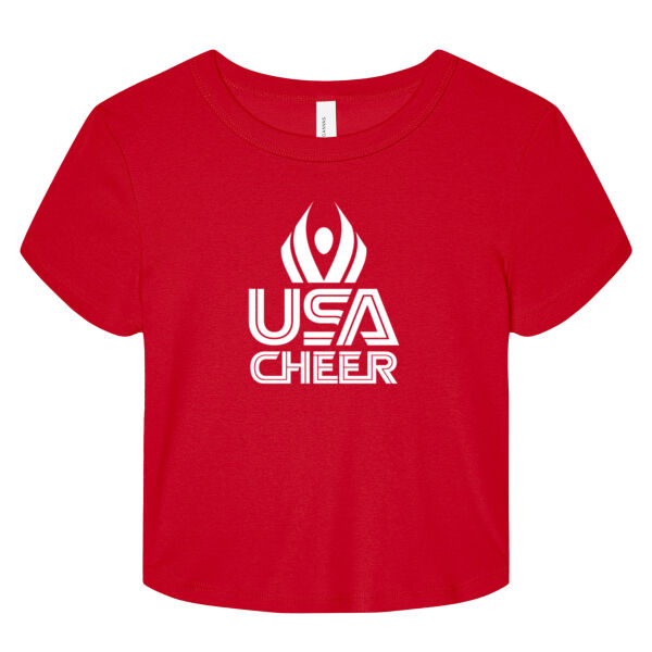 USA Cheer - Women's Micro Rib Baby Tee Thumbnail