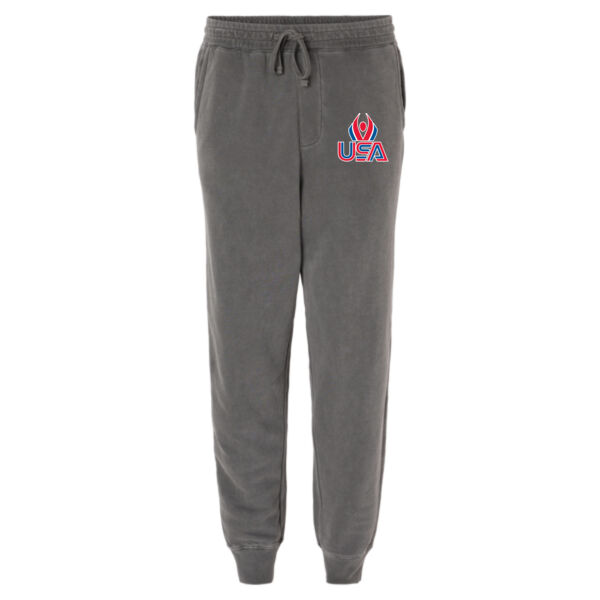 USA Wings - Unisex Pigment-Dyed Fleece Sweatpants Thumbnail
