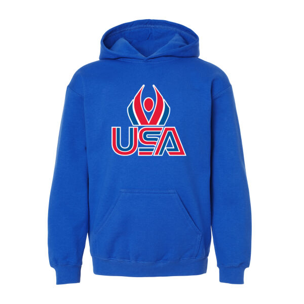 USA Wings - Youth Hooded Sweatshirt Thumbnail
