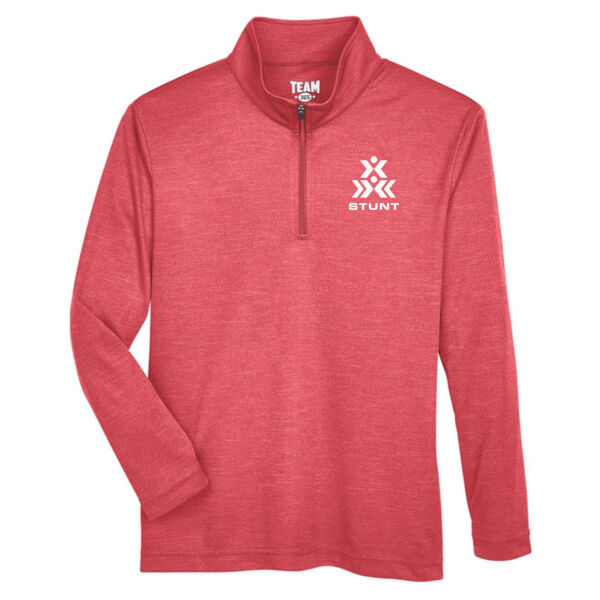 Stunt - Youth Zone Sonic Heather Performance Quarter-Zip Pullolver Thumbnail