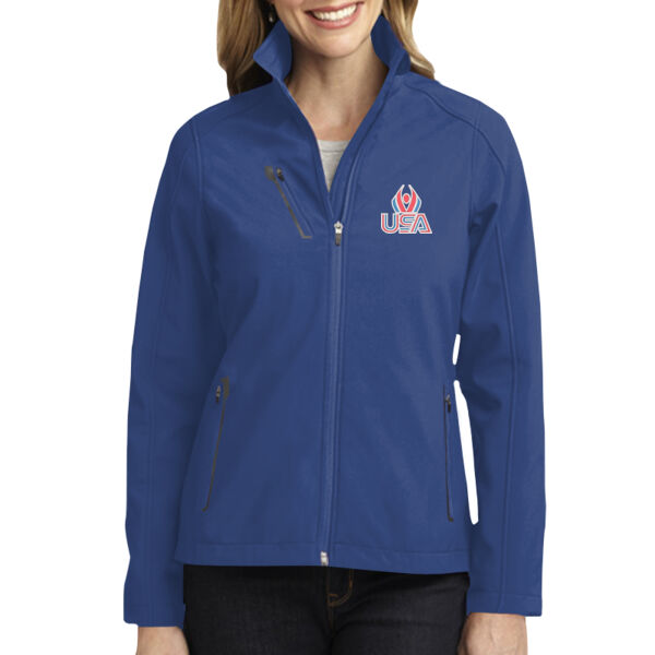 USA Wings - Women's Welded Soft Shell Jacket Thumbnail