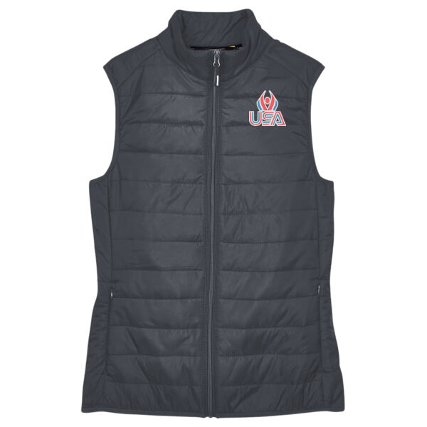 USA Wings - Women's Prevail Packable Puffer Vest Thumbnail