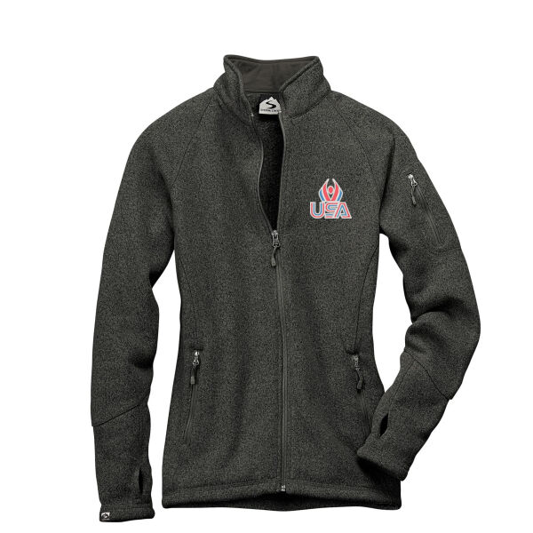 USA Wings - Women's Overachiever Sweaterfleece Jacket Thumbnail