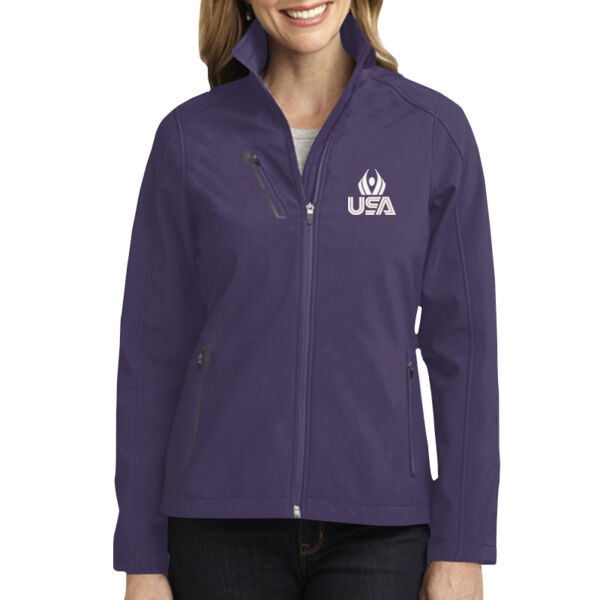  USA Wings - Women's Welded Soft Shell Jacket Thumbnail
