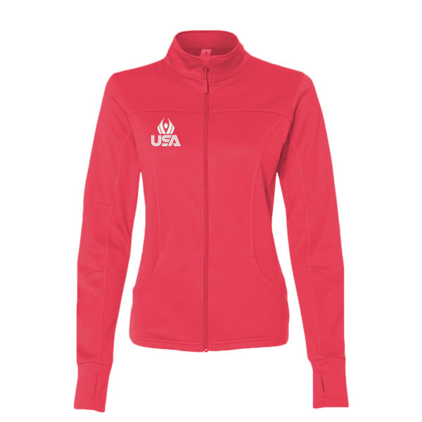  USA Wings - Women's Poly-Tech Full-Zip Track Jacket Thumbnail
