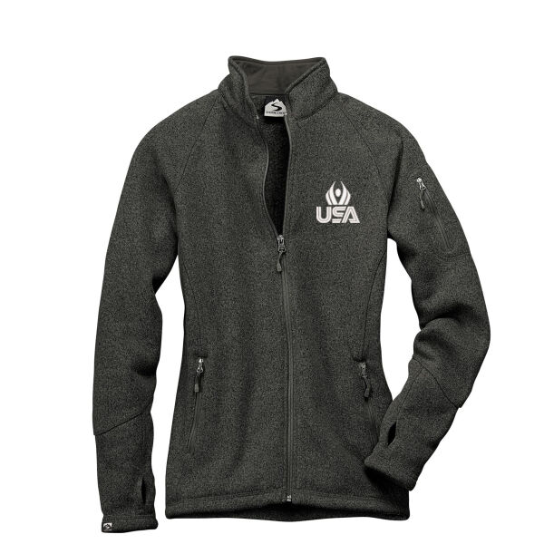  USA Wings - Women's Overachiever Sweaterfleece Jacket Thumbnail