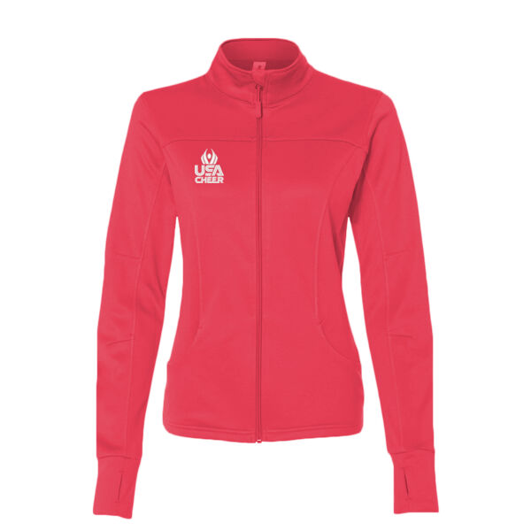  USA Cheer - Women's Poly-Tech Full-Zip Track Jacket Thumbnail