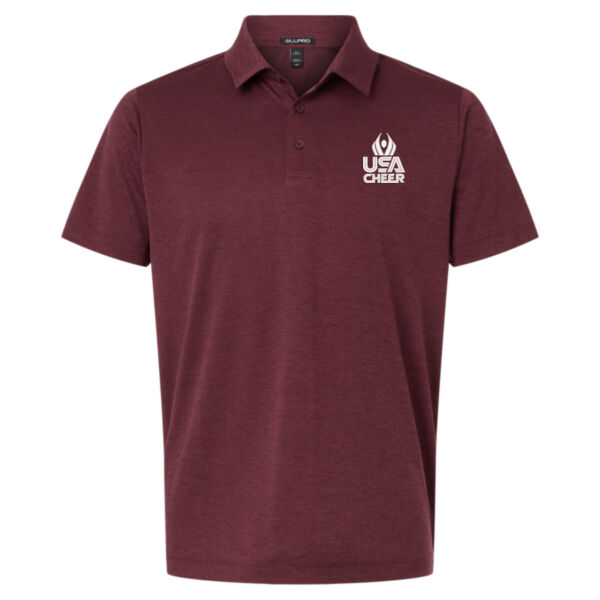  USA Cheer - Men's Pro-Lock Performance Mélange Polo Thumbnail