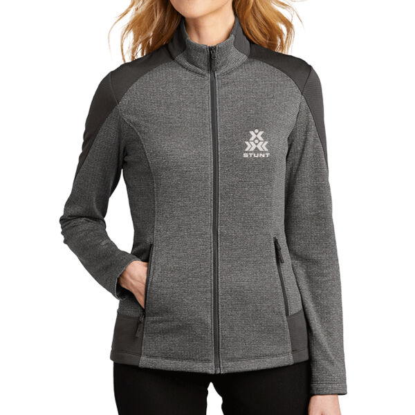 Stunt  - Women's Grid Fleece Jacket Thumbnail