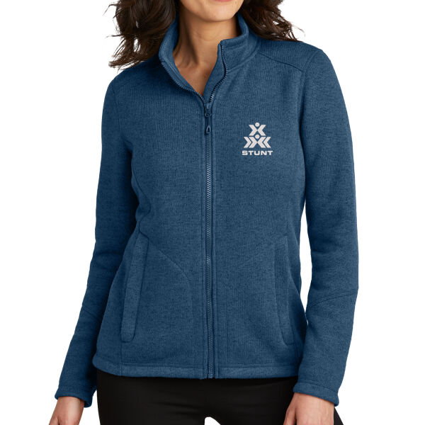 Stunt  - Women's Arc Sweater Fleece Jacket Thumbnail