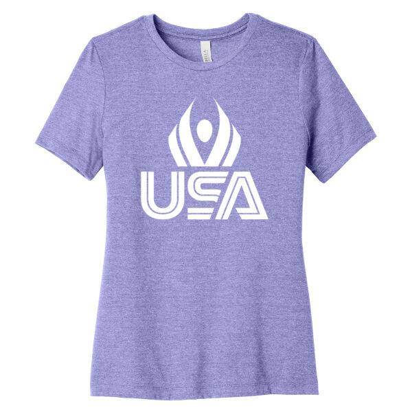USA Wings - Women's Relaxed CVC Tee Thumbnail