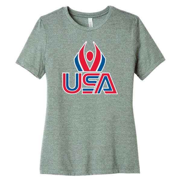 USA Wings - Women's Relaxed CVC Tee Thumbnail