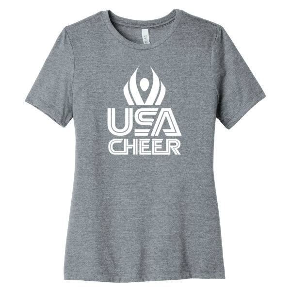 USA Cheer - Women's Relaxed CVC Tee Thumbnail